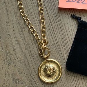 NEW yochi NY tiger pendant toggle necklace